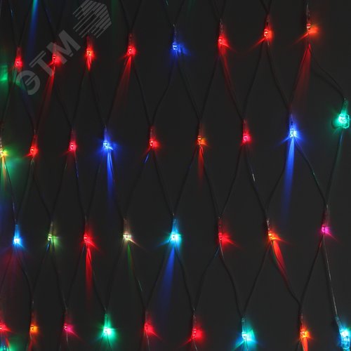 ENIS-01R Гирлянда LED Сеть 1,8 м*1,5 м RGB 8 режимов, 220V, IP20 (60/720)