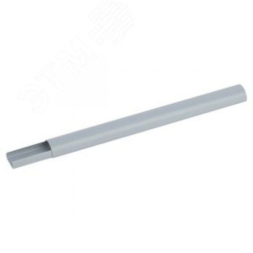 Кабель канал KK-20-12-F полукруглый 20х12 серый 60 м