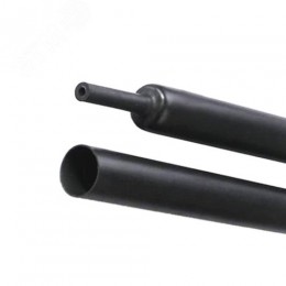 Трубка термоусадочная клеевая ТТКнг 6,4/2,0 черная 1м.