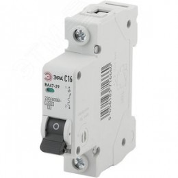 Автоматический выключатель NO-902-102 ВА47-29 1P 16А кривая C (12/180/5040)