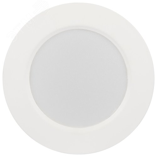 Светильник светодиодный встраиваемый LED 17-6-6K круглый 6Вт 6500К