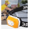 Фонарь налобный светодиодный 3Вт 400Лм IP40 SMD 4 режима аккумуляторный GA-810 желтый сенсорный micro-USB