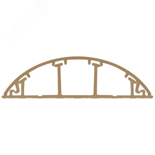 Кабель-канал KK-70-16-P напольный бежевый RAL 1001 70х16мм 42м