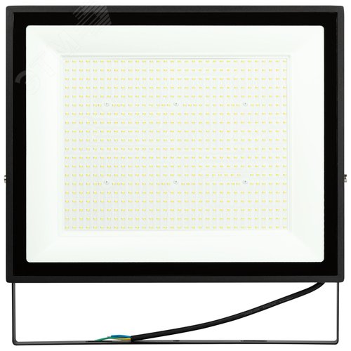 Прожектор светодиодный ДО-300 Вт 6500К 24000 Лм IP65 черный 300w холодный 200-240В LPR-023-0-65K-300