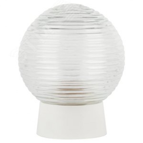 Светильник НБП 01-60-004 с прямым основанием Гранат стекло IP20 E27 max 60Вт D150 шар