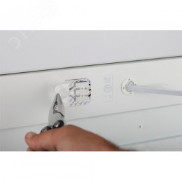 Светильник светодиодный ДВО/ДПО 48Вт 4000К 4800Лм IP40 595х595 призма с проводом SPO-6-48-4K-P (4)