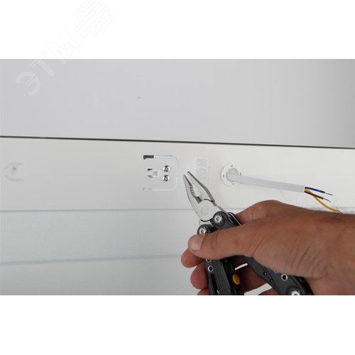 Светильник светодиодный ДВО/ДПО 48Вт 4000К 4800Лм IP40 595х595 матовый с проводом SPO-6-48-4K-M (4)