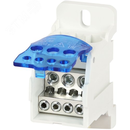 Распределительный блок на DIN-рейку РБД-80А