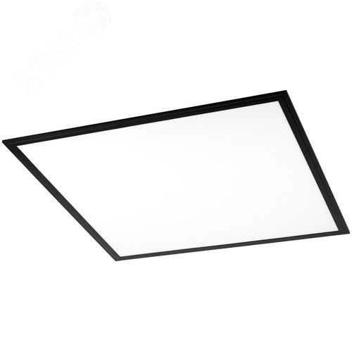 Панель светодиодная ДВО-40Вт 3420Лм IP40 4000К ГРИЛЬЯТО 588x588x8 черная (требуется драйвер Б0039417) SPL-540-B-40K-040