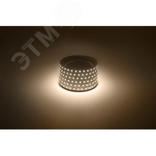 Лента светодиодная 9,6Вт/м 12В 3000К IP20 120LED/м LS2835-120LED-IP20-WW-eco-5м