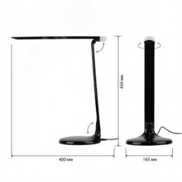 Светильник светодиодный настольный NLED-482-10W-BK черный