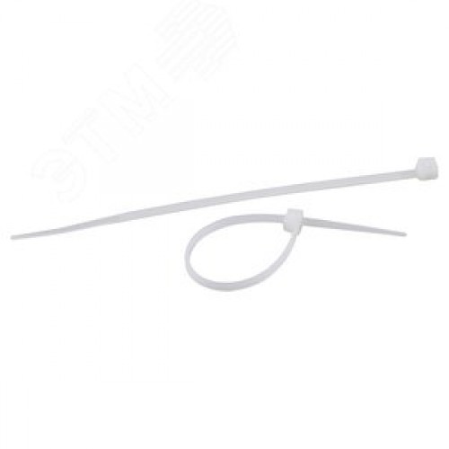 Стяжка кабельная морозостойкая 3x100 БЕЛЫЙ . 100 штук) NO-KS0-41