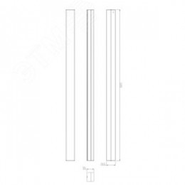 Светильник линейный светодиодный SML-10-WB-40K-W48 48 Вт 4000K 4320Лм белый