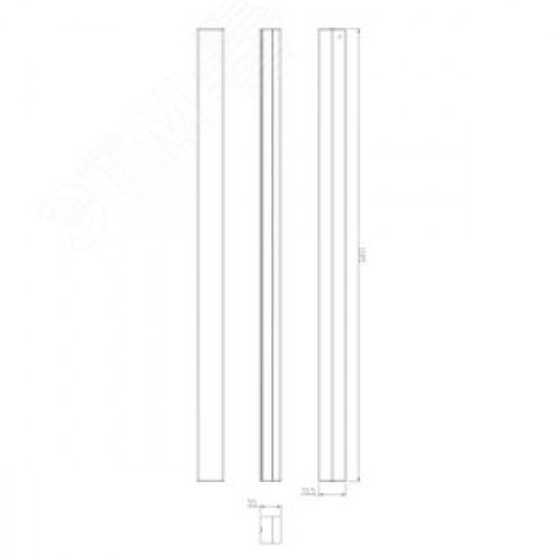 Светильник линейный светодиодный SML-10-WB-40K-W48 48 Вт 4000K 4320Лм белый