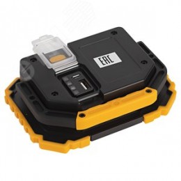 Светодиодный фонарь Рабочие Практик PA-802 прожектор аккумуляторный 15Вт, COB, 6 режимов Элементы питания в комплекте