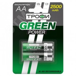 Батарейка HR6-2BL 2500 mAh (20/240/11520)
