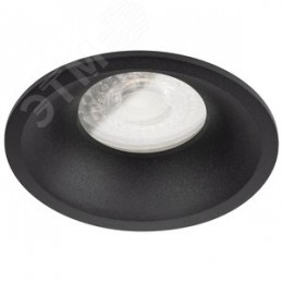 Светильник встраиваемый влагозащищенный под лампу MR16/GU5.3 (в комплект не входит) IP44 черный матовый WR4 SBK