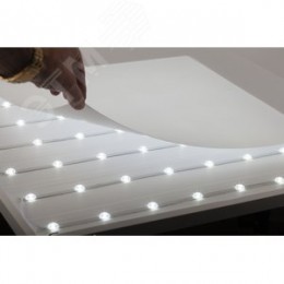 Светильник светодиодный ДВО/ДПО 40Вт с равномерной засветкой матовый 6500К 4200Лм <1% IP40 595x595 SPO-1-40-6K-M [4]