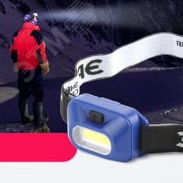 Фонарь налобный светодиодный 3Вт 180Лм IP40 COB 4 режима на батарейках 3xAAA (в комплект не входят) Атлант GB-707