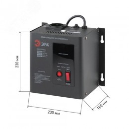 Стабилизатор напряжения настенный СННТ-500-Ц цифровой дисплей 140-260В/220/В, 500ВА