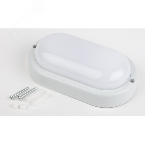 Светильник светодиодный ДБП-12Вт 1140 Лм 4000К IP65 195x95x37 ОВАЛ SPB-202-0-40K-012