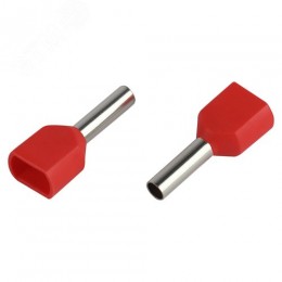 Наконечник-гильза с изолированным фланцем (упаковка 50 шт.) NO-225-99 НШвИ(2) 1,0-8