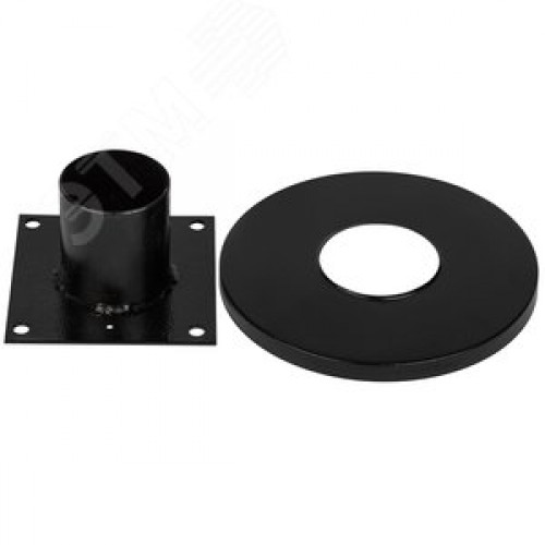 Опора металлическая ОМ-0,06 для светильников НТУ (шары) черная h60мм d60мм