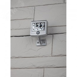 Прожектор с датчиком движения c выносной солнечной батареей, 6LED,150lm ERAFS024-07