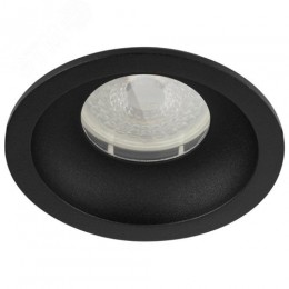 Светильник встраиваемый влагозащищенный под лампу MR16/GU5.3 (в комплект не входит) IP44 черный матовый WR4 SBK