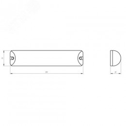 Светильник ЖКХ светодиодный SPB-103-0-40K-020 20 Вт 4000K 1800 Лм IP65 350х75х50