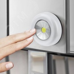 Фонарик подсветка мощный туристический кемпинговый на липучке на батарейках 3хААА в палатку SB-101 Трофи