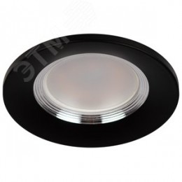 Светильник встраиваемый алюминиевый KL107 BK/SL MR16 GU5.3 черный серебро