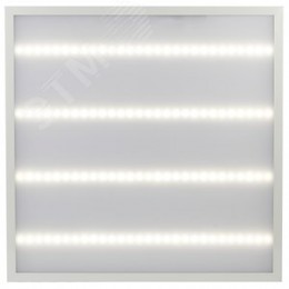 Светильник светодиодный 72Вт 4000К 6500Лм IP40 595х595х19 матовый с проводом SPO-6-72-4K-M