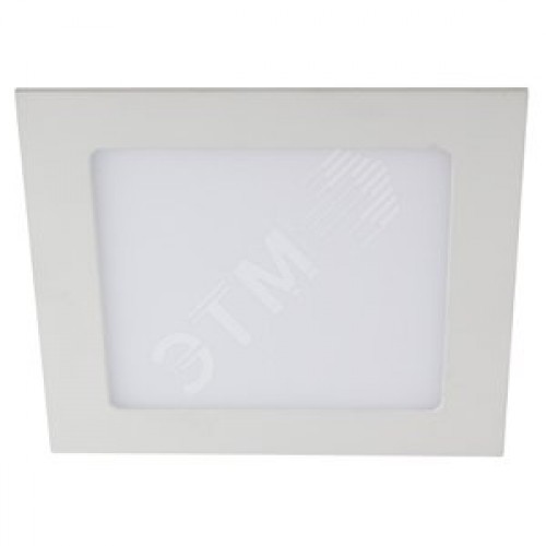 Светильник светодиодный квадратный LED 9W 220V 6500K LED 2-9-6K