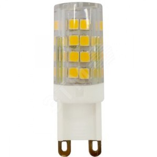 Лампа светодиодная LED 5 Вт 400Лм 2700К капсула теплый G9 170-265В LED JCD-5W-CER-827-G9 Standart