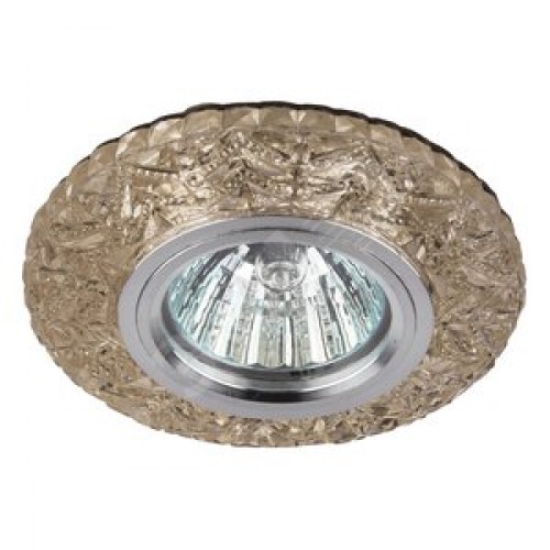 Светильник точечный декоративный cо светодиодной подсветкой MR16, шампань DK LD4 CHP/WH ЭРА