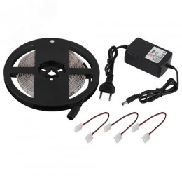 Комплект светодиодной ленты 14,4Вт/м 12В 6500К IP20 60LED/м 5050kit-14,4-60-12-IP20-6500-5m