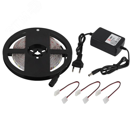 Комплект светодиодной ленты 14,4Вт/м 12В 6500К IP20 60LED/м 5050kit-14,4-60-12-IP20-6500-5m