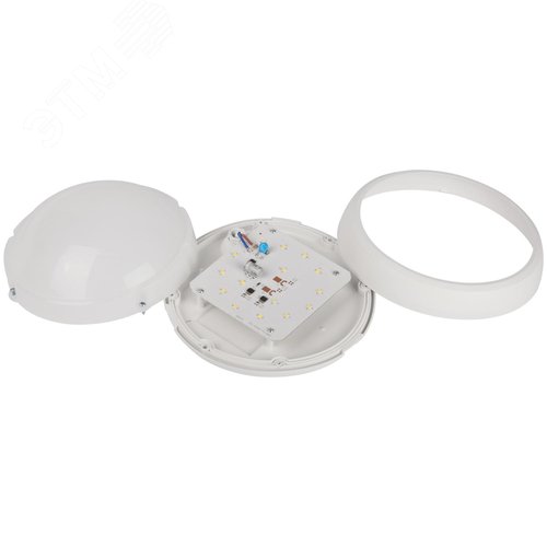 Светильник светодиодный ДБП-12W 4000К 960 Лм SPB-1-12 W IP54 круглый 180х 80 белый