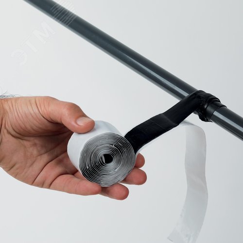 Изолента PRO PROMAS38 Мастика электроизоляционная, 38мм х 1,5м, 3мм черная