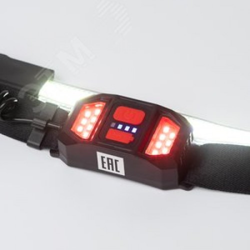 Фонарь налобный светодиодный GA-807 ''Кибер'' аккумуляторный 5 Вт COB, 3 режима, micro USB Элементы питания в комплекте