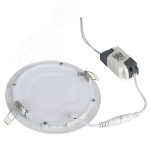 Светильник светодиодный ДВО-9W 4000К 360Лм d=146мм IP20 круглый