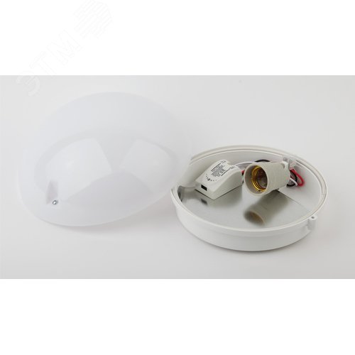 Светильник НБП 06-60-102 с фото-шумов ым датчиком 60Вт, Е27, 220В, IP54, У3, Сириус, с фото-ш умовым