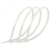 Стяжка кабельная нейлоновая (хомут) 3.6 х 250 мм белая (100 шт/уп) Simple NO-224-191