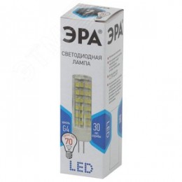 Лампа светодиодная LED 7 Вт 560Лм 4000К капсула нейтральный G4 170-265В LED JC-7W-220V-CER-840-G4 Standart