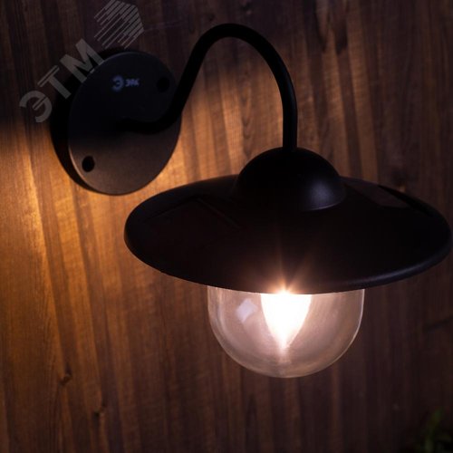 Светильник уличный ERASF22-38 на солнечных батареях настенный Ретро 1 LED