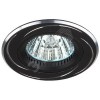 KL34 AL/BK Точечные светильники алюминиевый MR16,12V/220V, 50W черный/хром