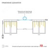 Гирлянда LED бахрома 2 м х 1 м теплый свет 24 V IP44 80/960 ENON-5B