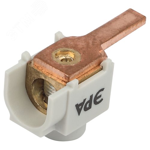 Клеммы силовые вводные КВМ NO-224-145 для модульного оборудования 4-25 мм2 прямая переднее подключение PIN