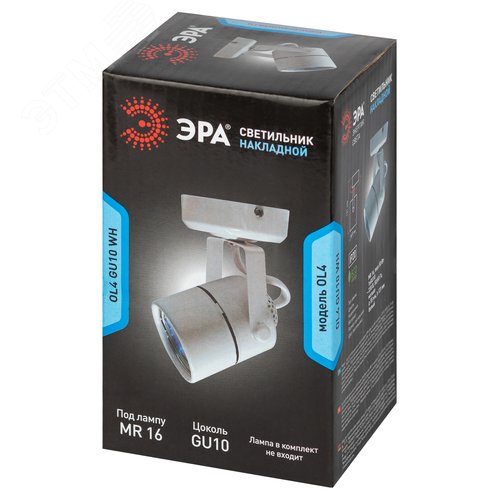 Светильник Накладной, белый OL4 GU10 WH (50/900)